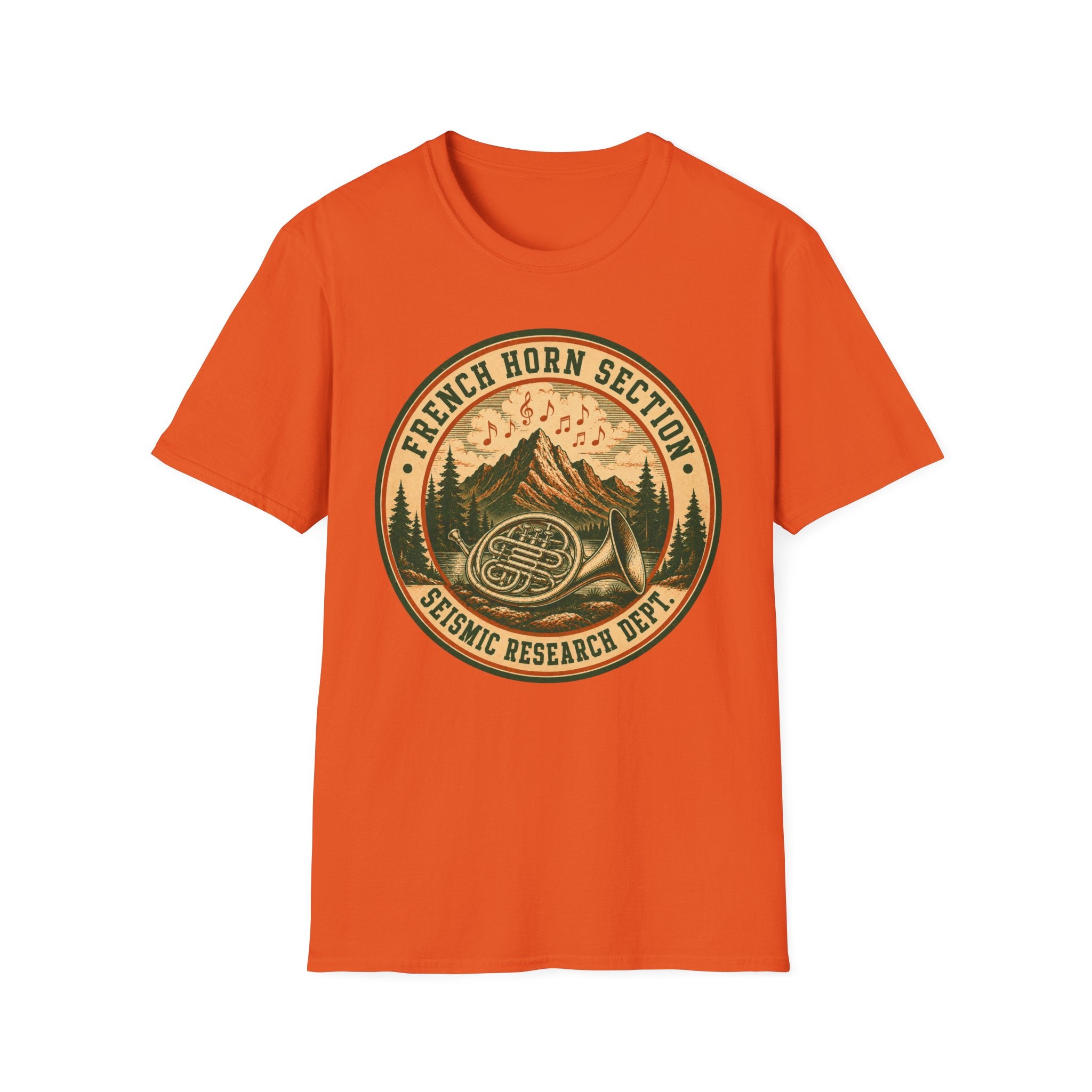 French Horn Section Seismic Research Dept. Tee