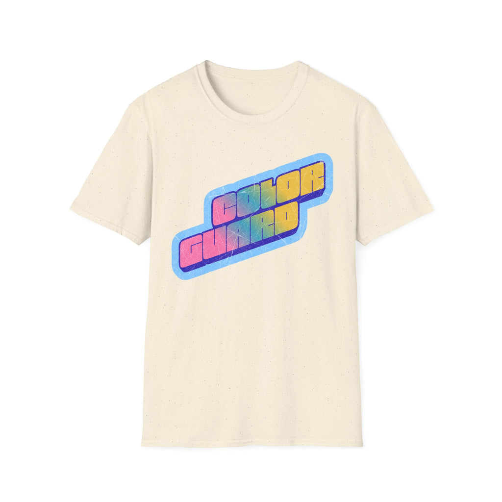 Color Guard Colorful Retro Statement Tee