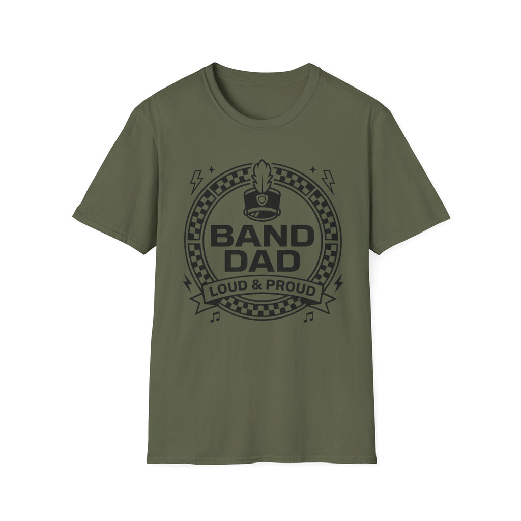 Copy of Band Dad Loud & Proud Circle Tee