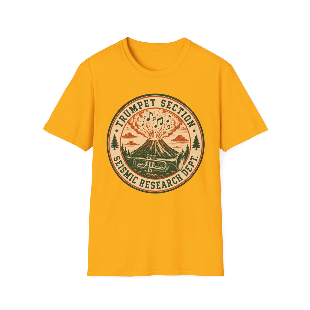 Trumpet Section Seismic Research Dept. Tee