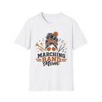 Orange Messy Bun Marching Band Mom Tee