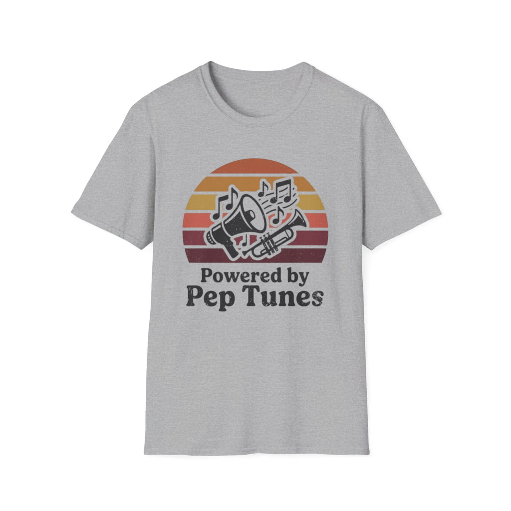 Distressed Powered by Pep Tunes Sunset Tee