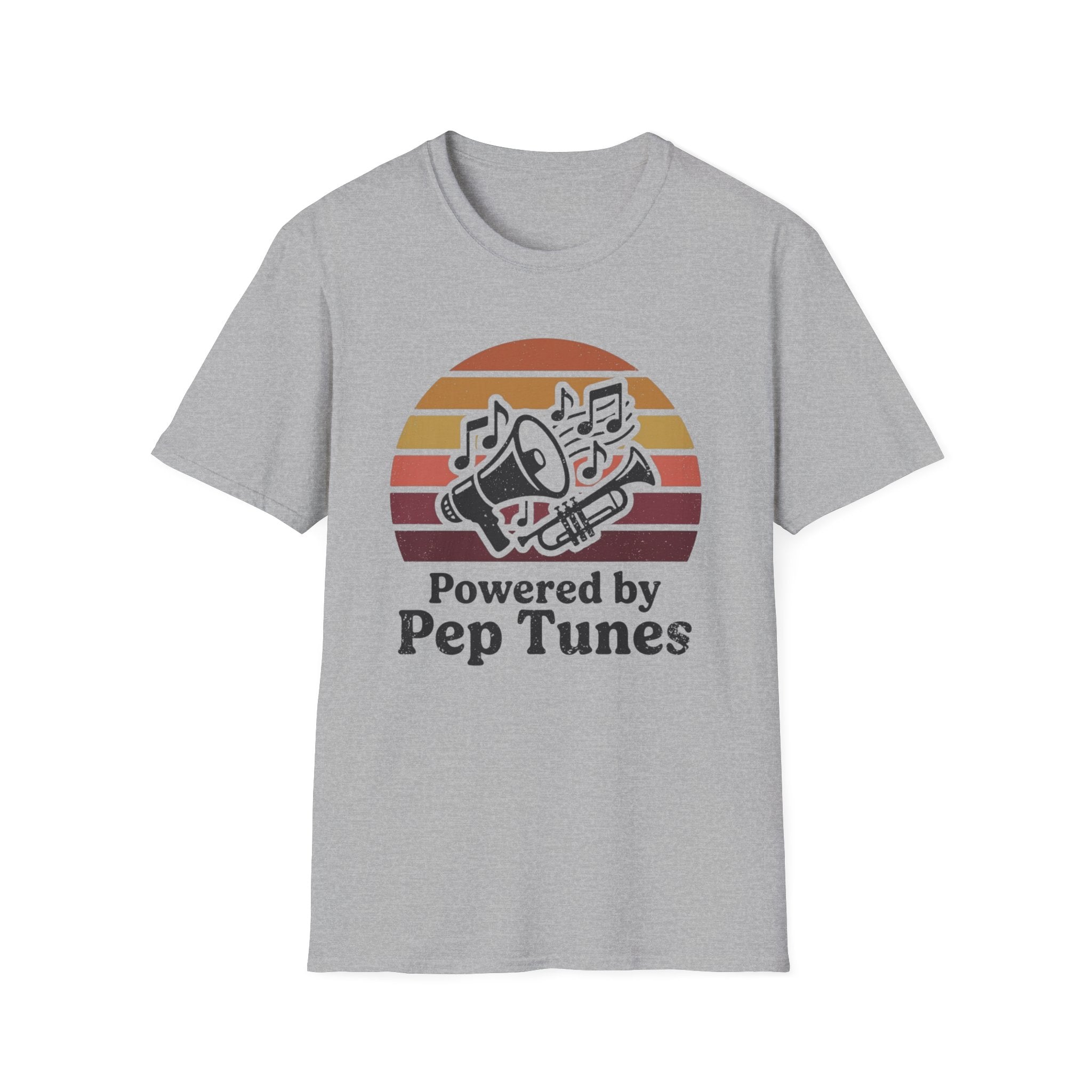 Distressed Powered by Pep Tunes Sunset Tee