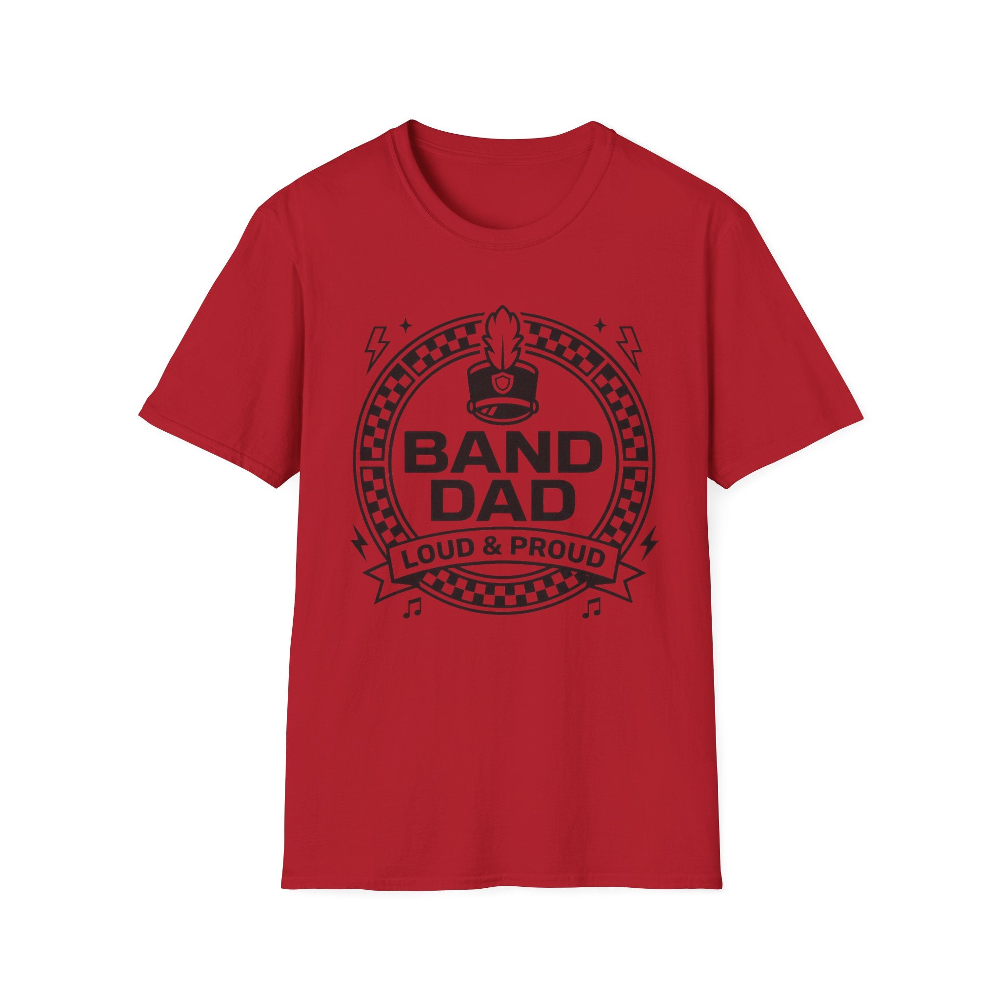 Copy of Band Dad Loud & Proud Circle Tee