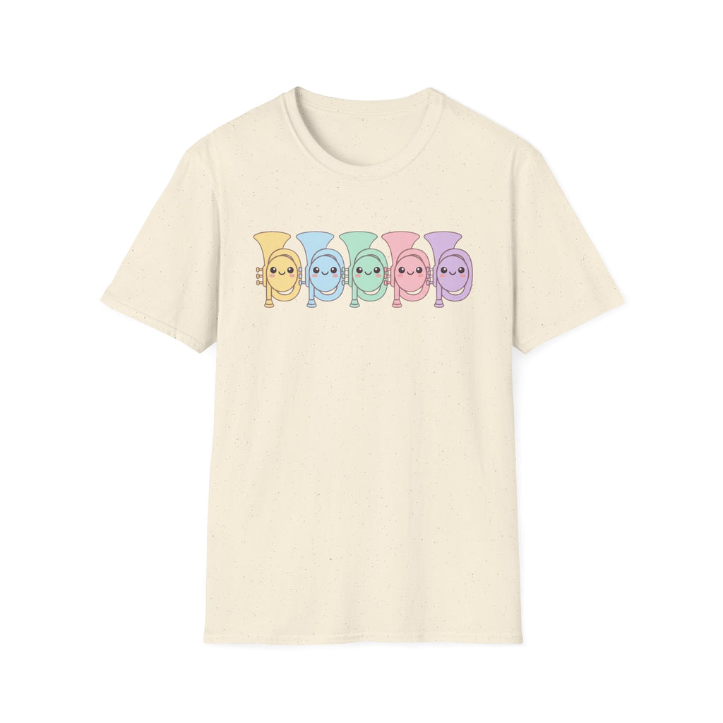 Cute Kawaii Colorful Brass Tee