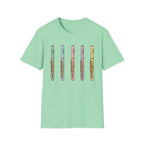 Cute Kawaii Flute Colorful Tee