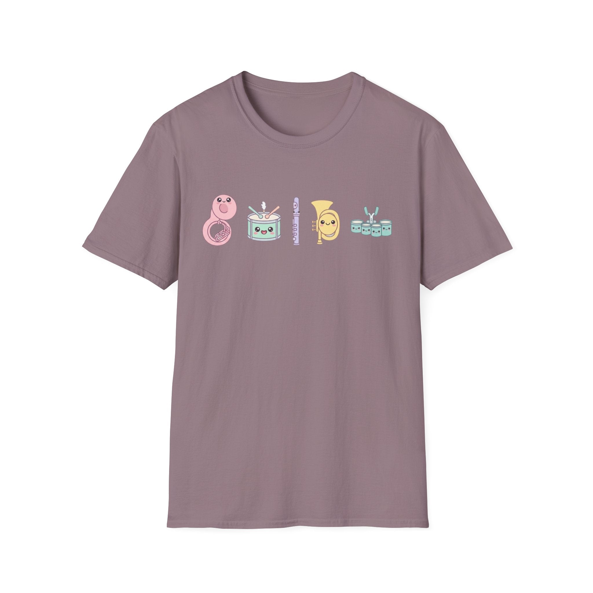 Cute Kawaii Band Instruments Tee