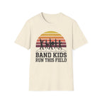 Distressed Band Kids Run this Field Sunset