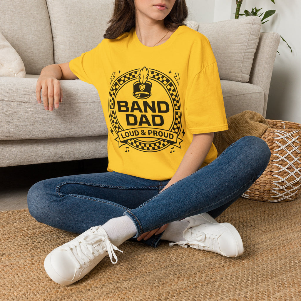 Copy of Band Dad Loud & Proud Circle Tee