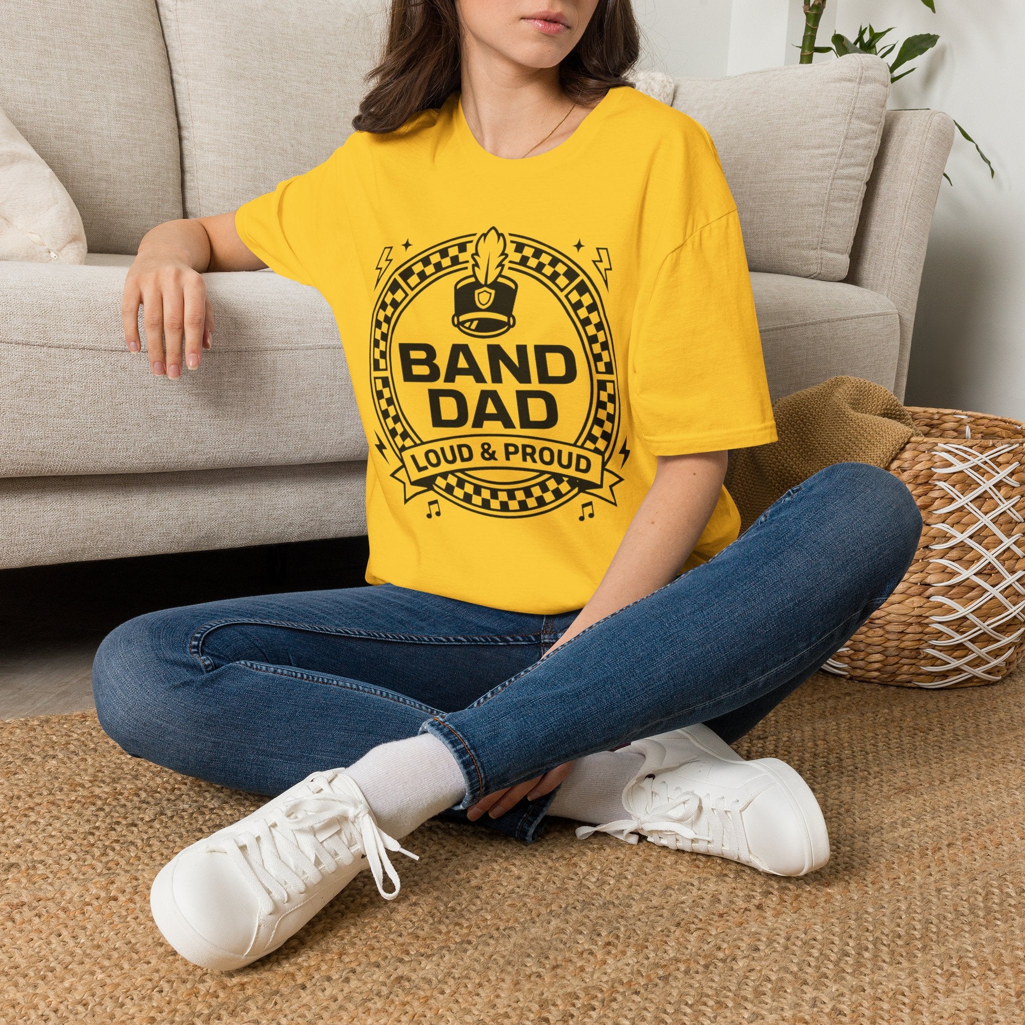 Copy of Band Dad Loud & Proud Circle Tee