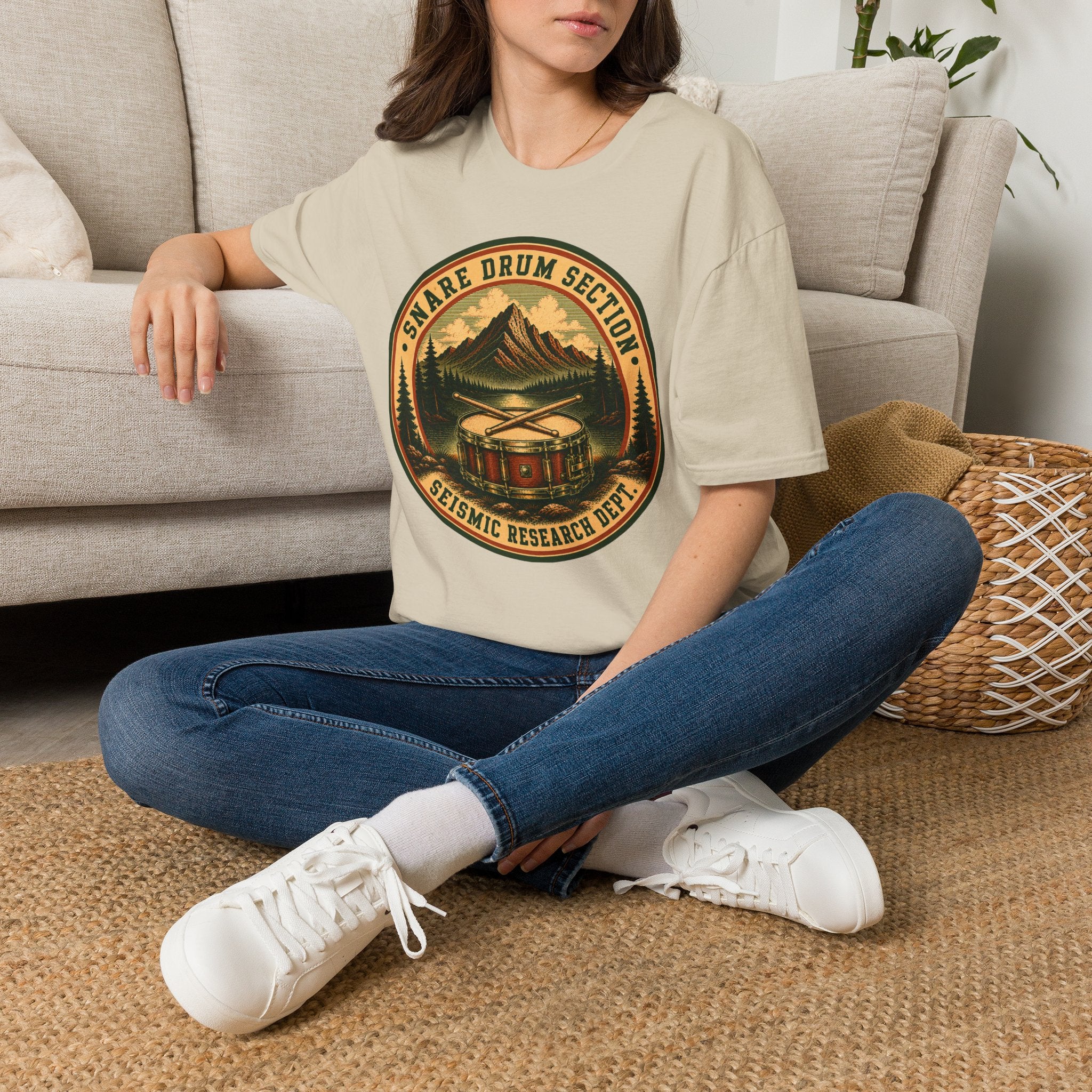 Copy of Snare Drum Section Seismic Research Dept. Tee