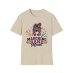 Pink Messy Bun Marching Band Mom Tee