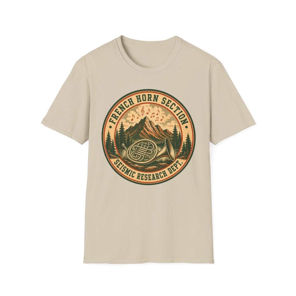 Copy of French Horn Section Seismic Research Dept. Tee
