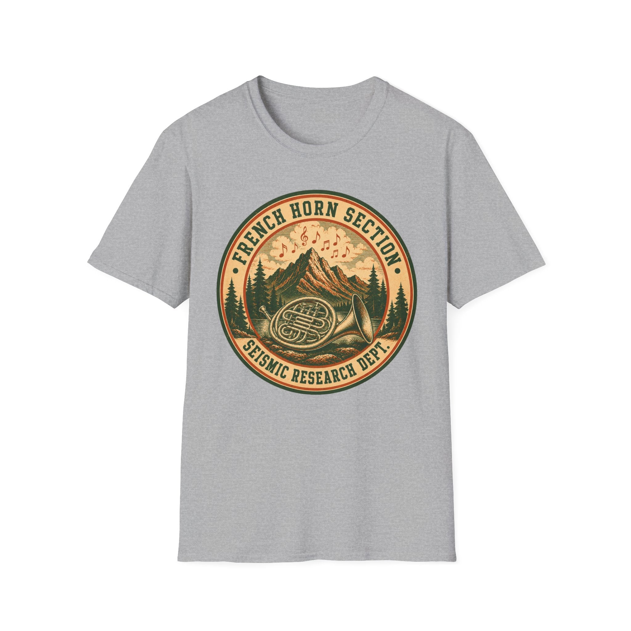 Copy of French Horn Section Seismic Research Dept. Tee