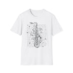 Saxophone Dark Academia Tee