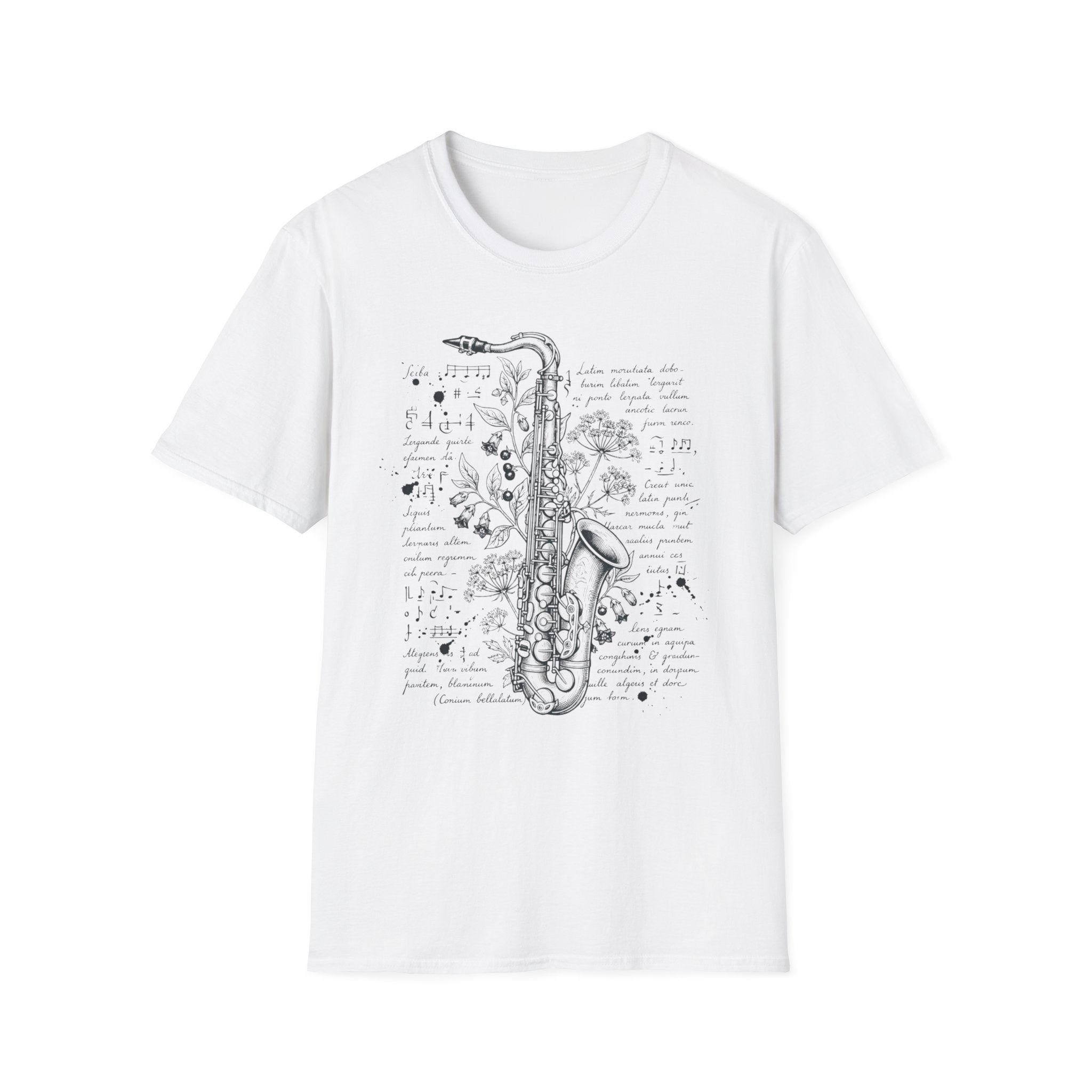 Saxophone Dark Academia Tee