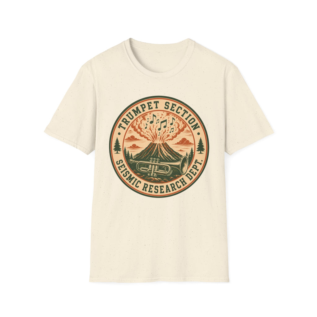 Trumpet Section Seismic Research Dept. Tee