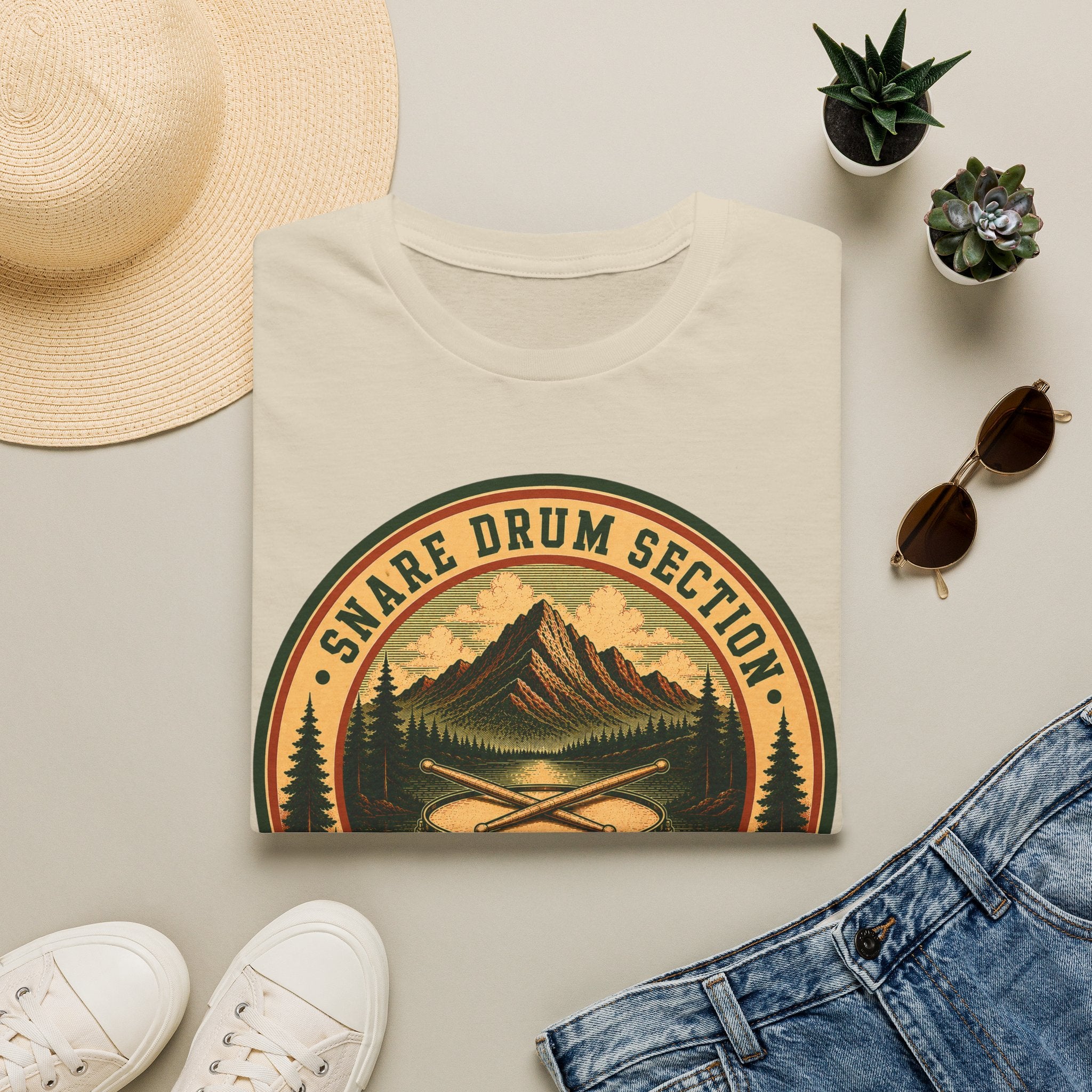 Copy of Snare Drum Section Seismic Research Dept. Tee