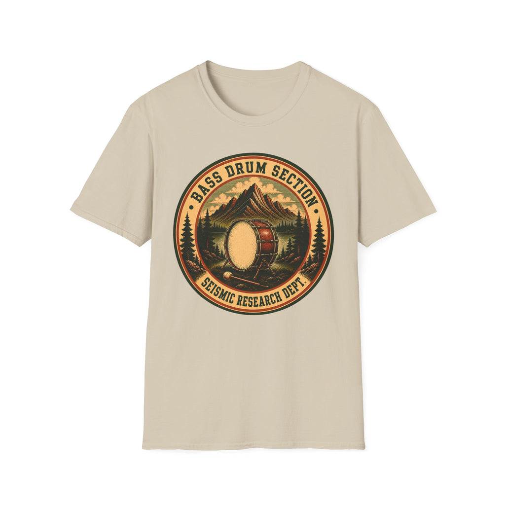 Copy of Bass Drum Section Seismic Research Dept. Tee