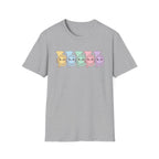 Cute Kawaii Colorful Brass Tee