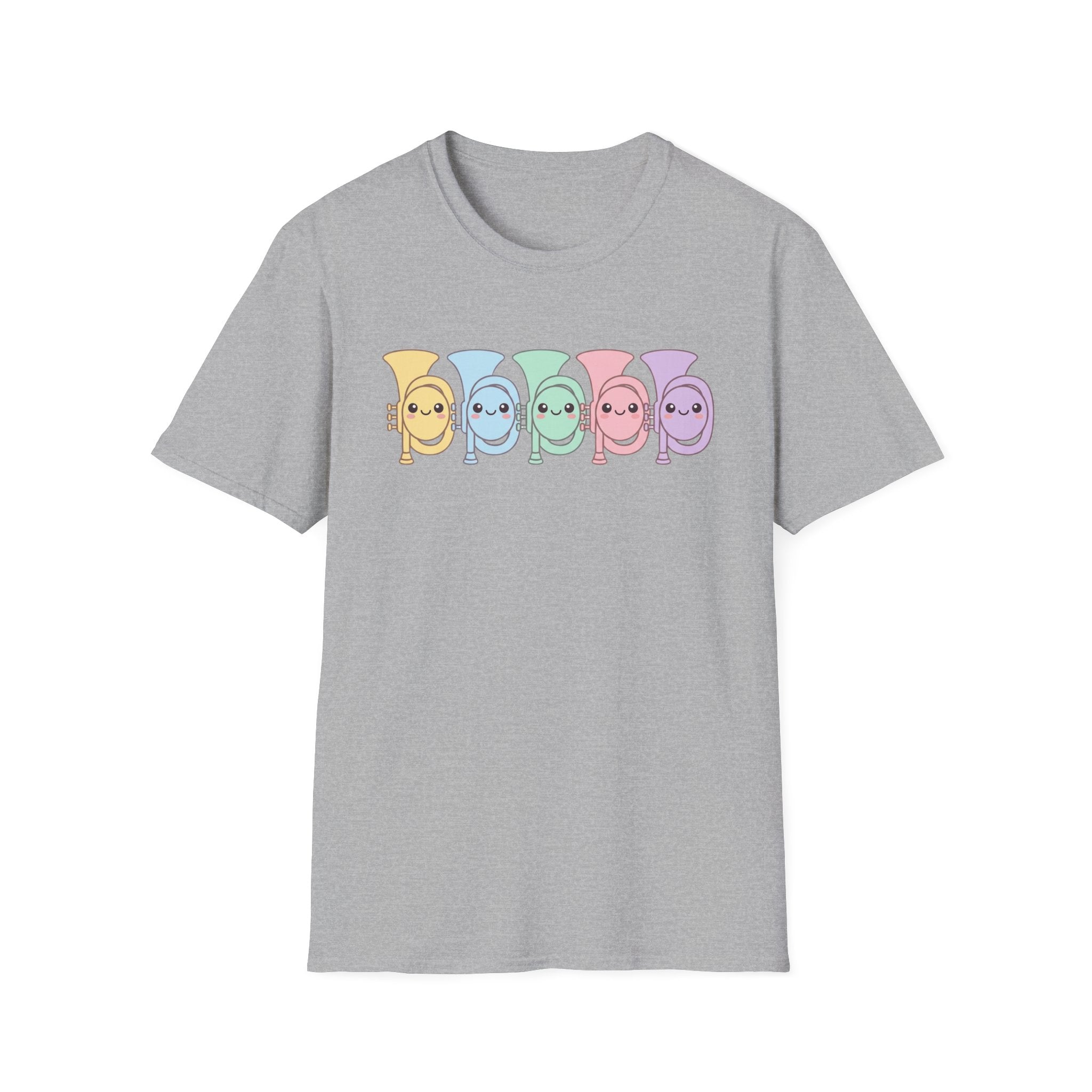 Cute Kawaii Colorful Brass Tee