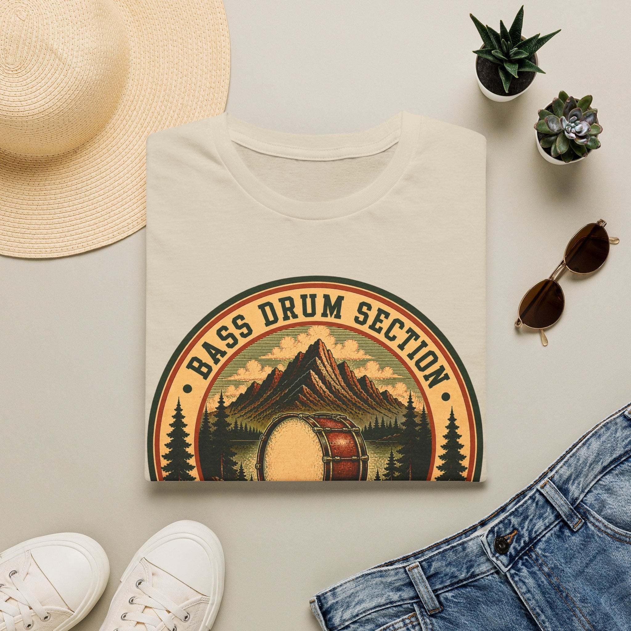 Copy of Bass Drum Section Seismic Research Dept. Tee