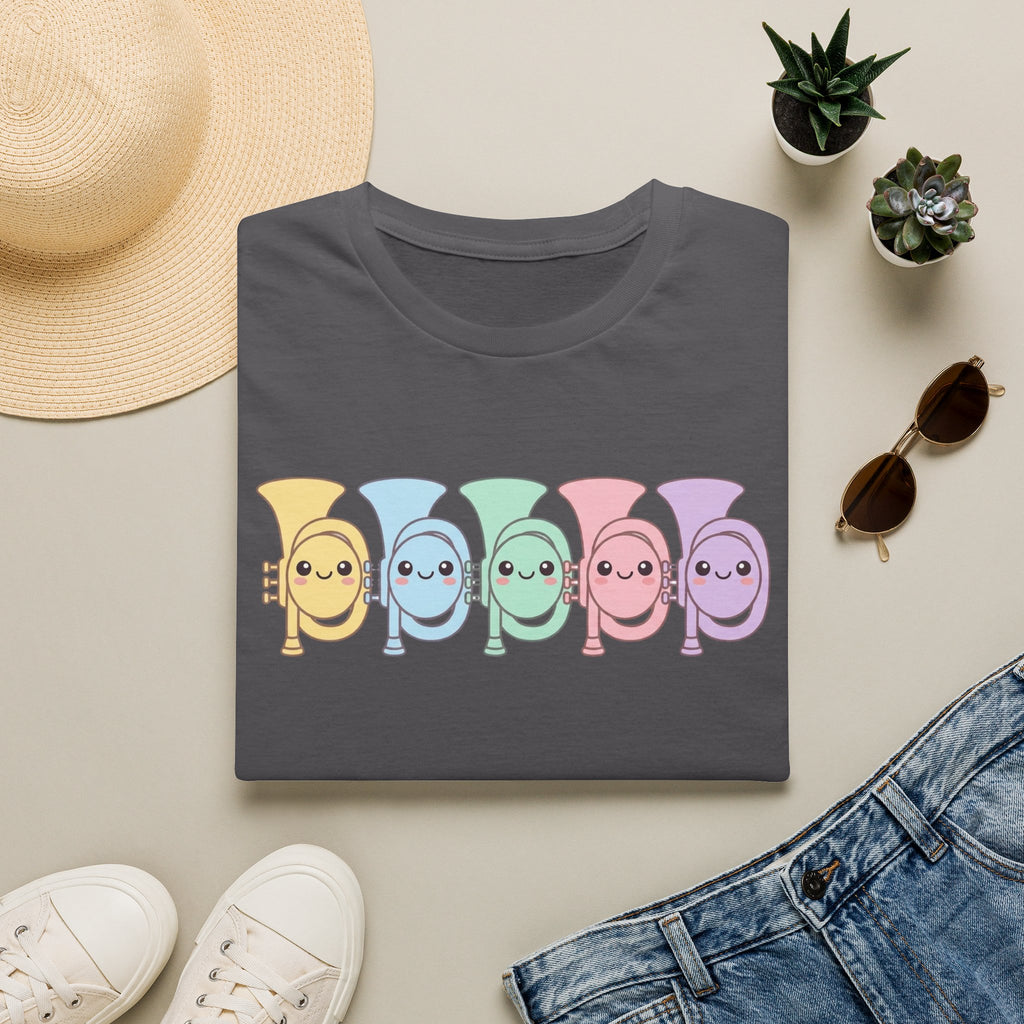 Cute Kawaii Colorful Brass Tee