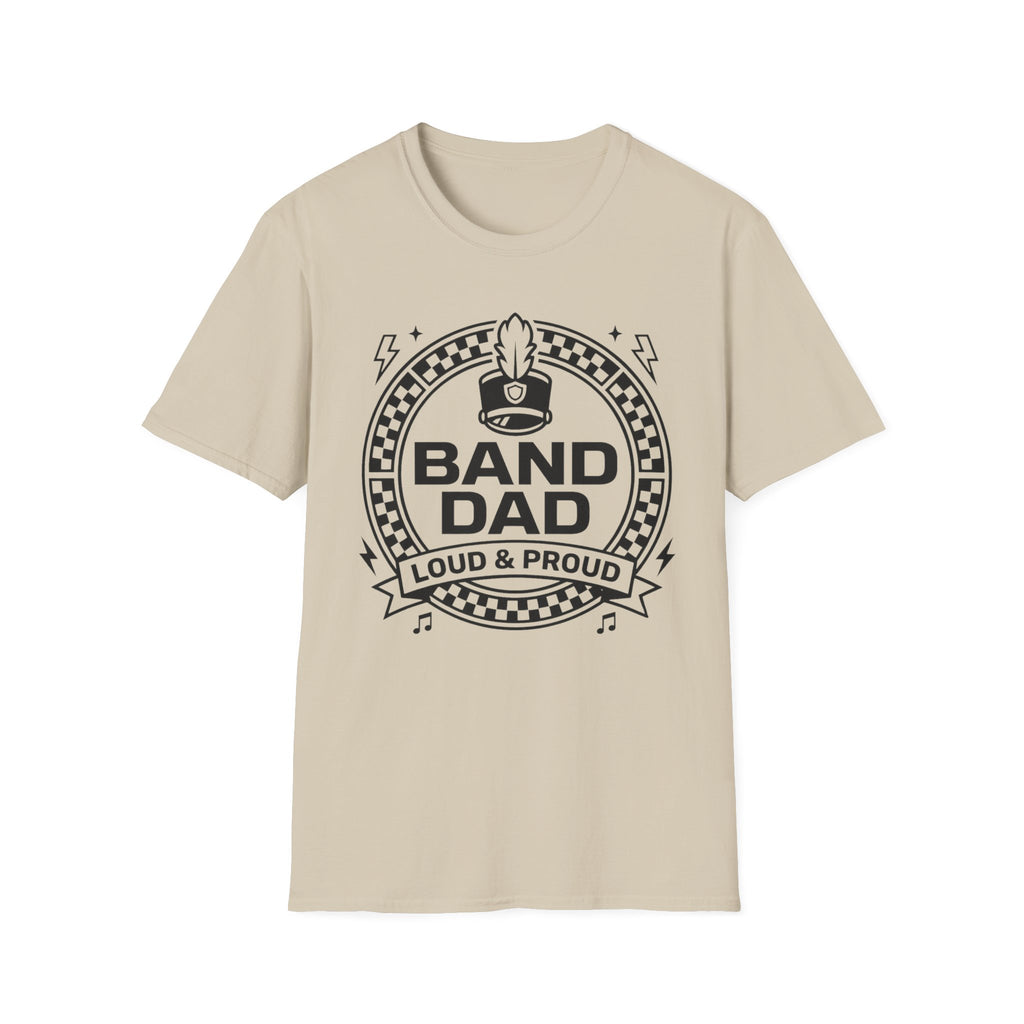 Copy of Band Dad Loud & Proud Circle Tee