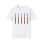 Cute Kawaii Flute Colorful Tee
