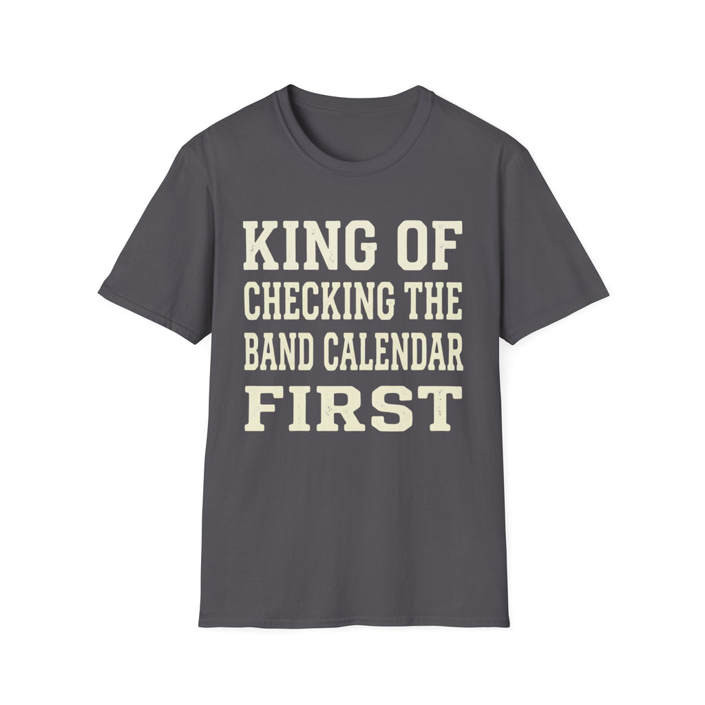 King of Checking the Band Calendar First Tee