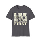 King of Checking the Band Calendar First Tee