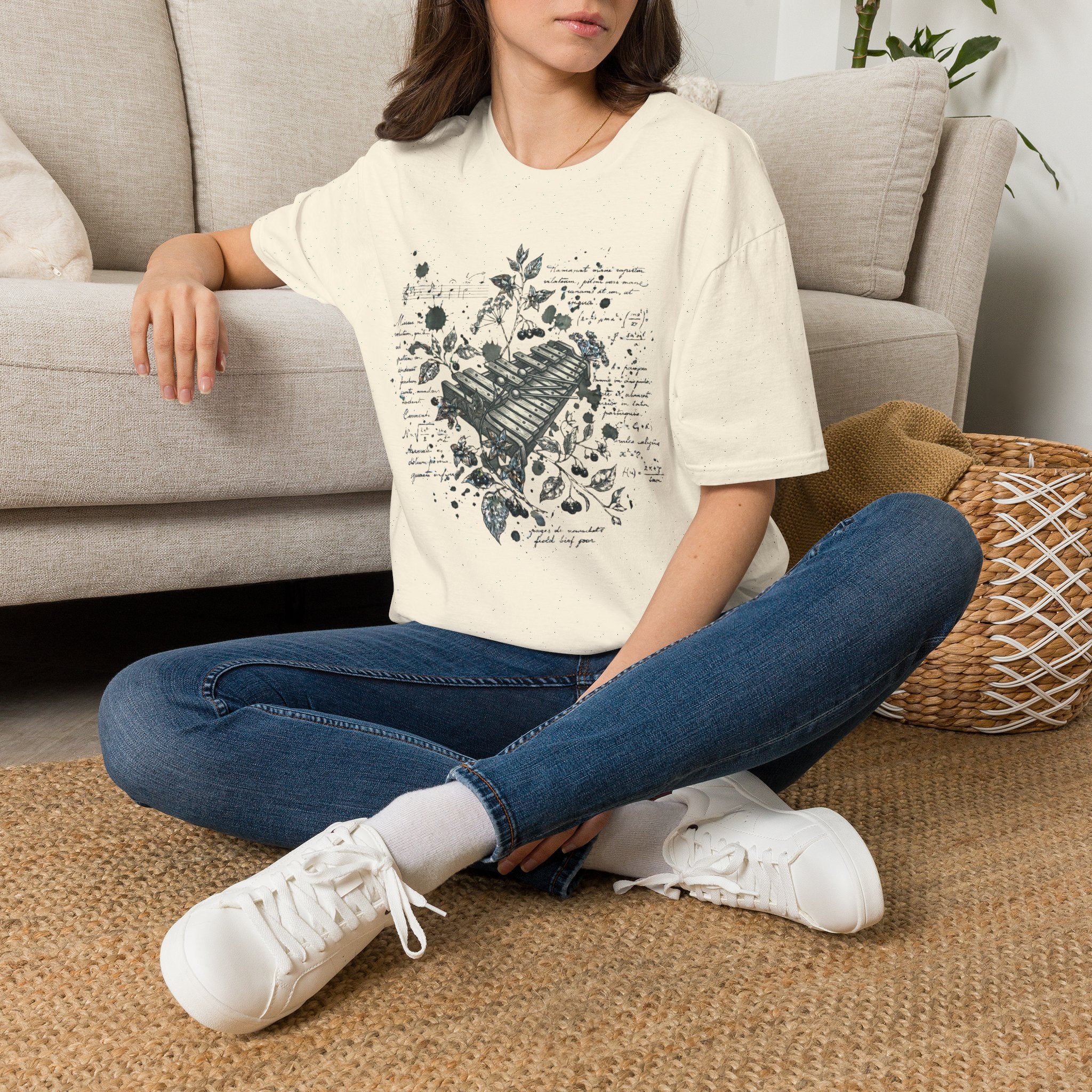 Mallet Percussion Dark Academia Tee