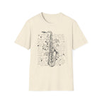 Saxophone Dark Academia Tee