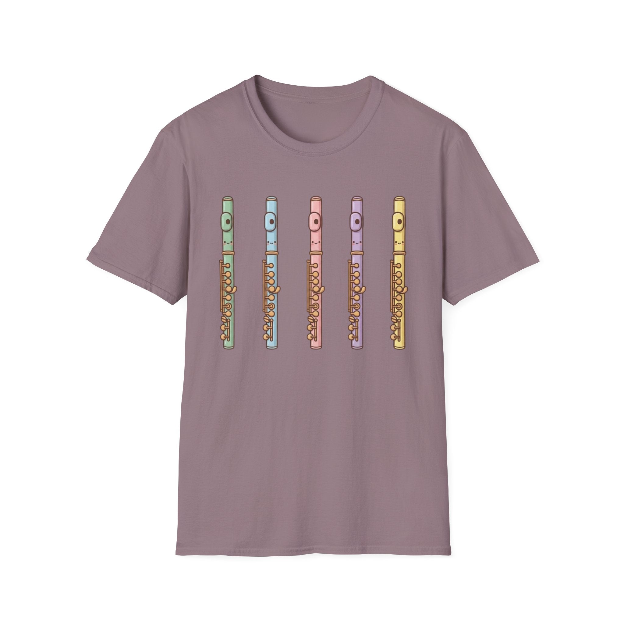 Cute Kawaii Flute Colorful Tee