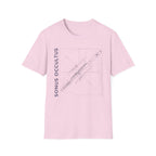 Flute Blueprint Tee — Sonus Occultus Minimalist Musician T-Shirt