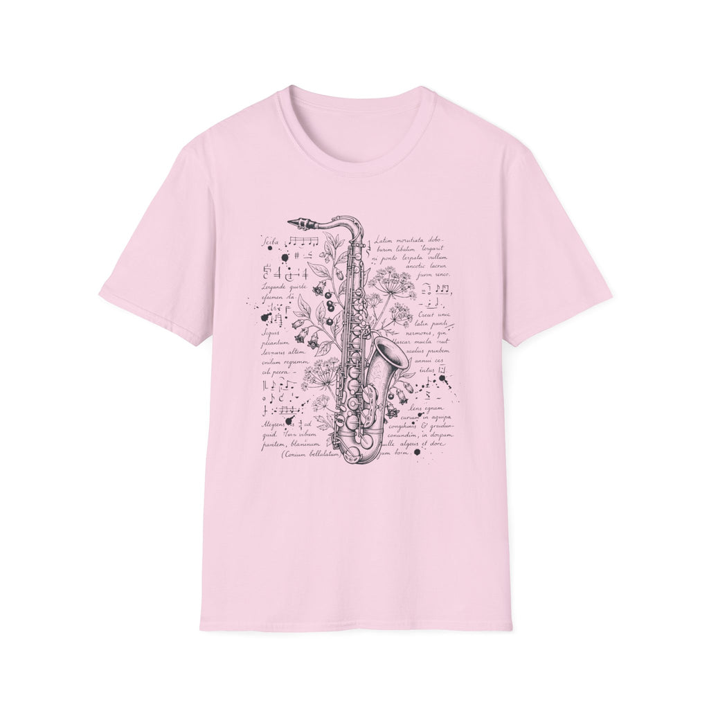 Saxophone Dark Academia Tee