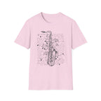 Saxophone Dark Academia Tee