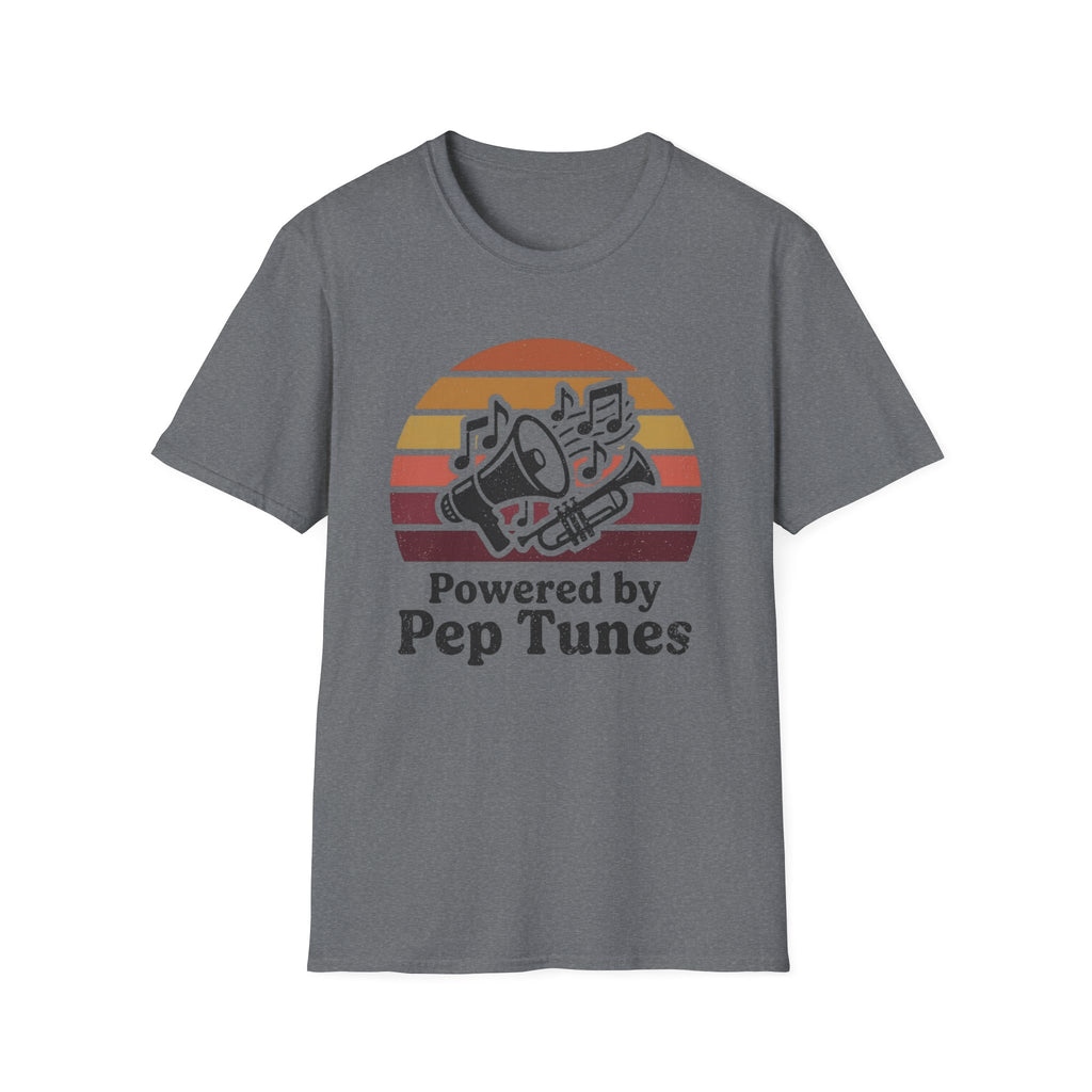 Distressed Powered by Pep Tunes Sunset Tee