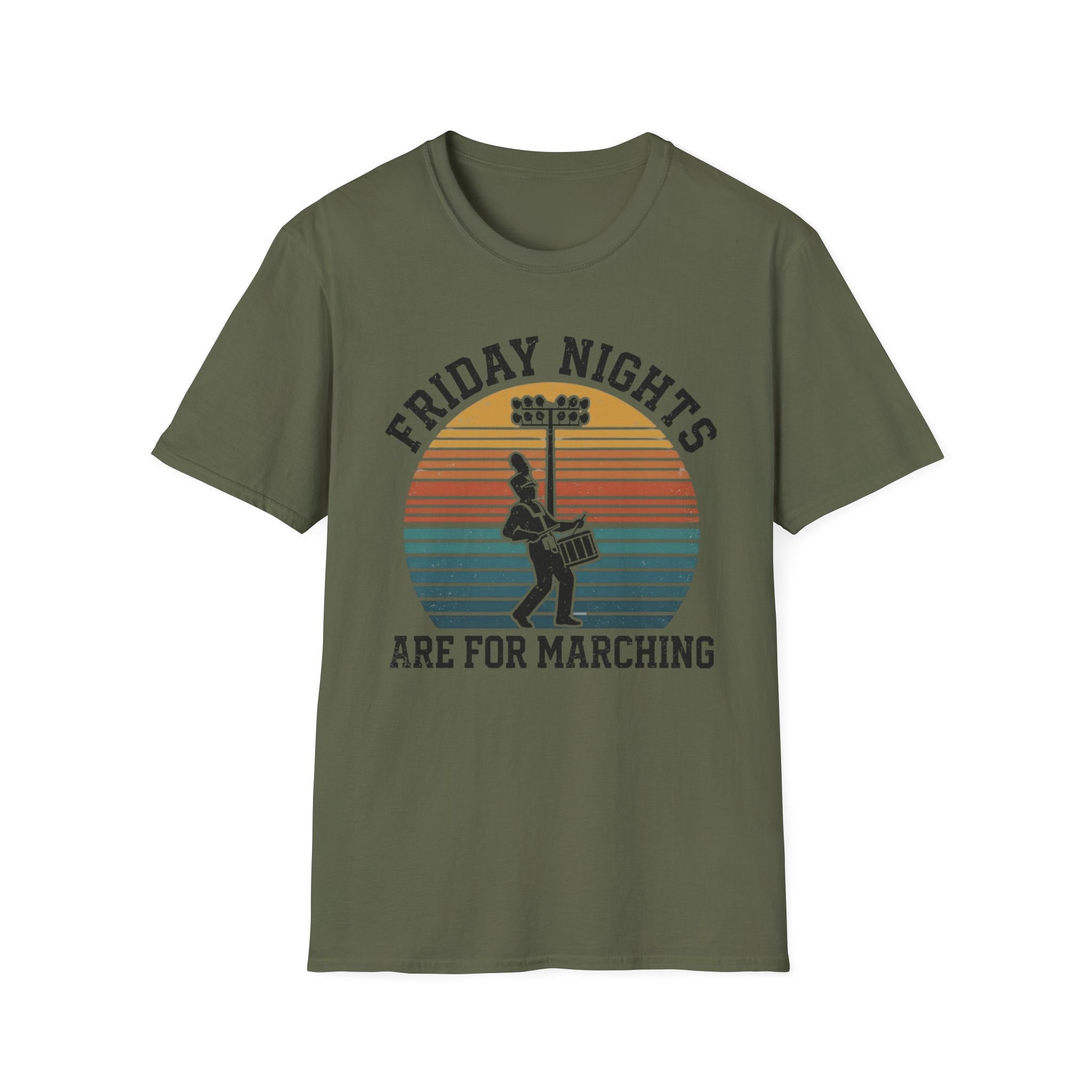 Distressed Friday Nights are for Marching Sunset Tee