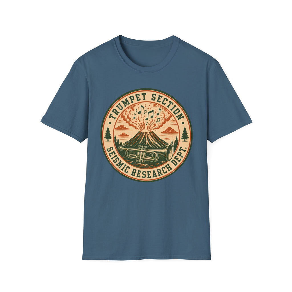 Trumpet Section Seismic Research Dept. Tee
