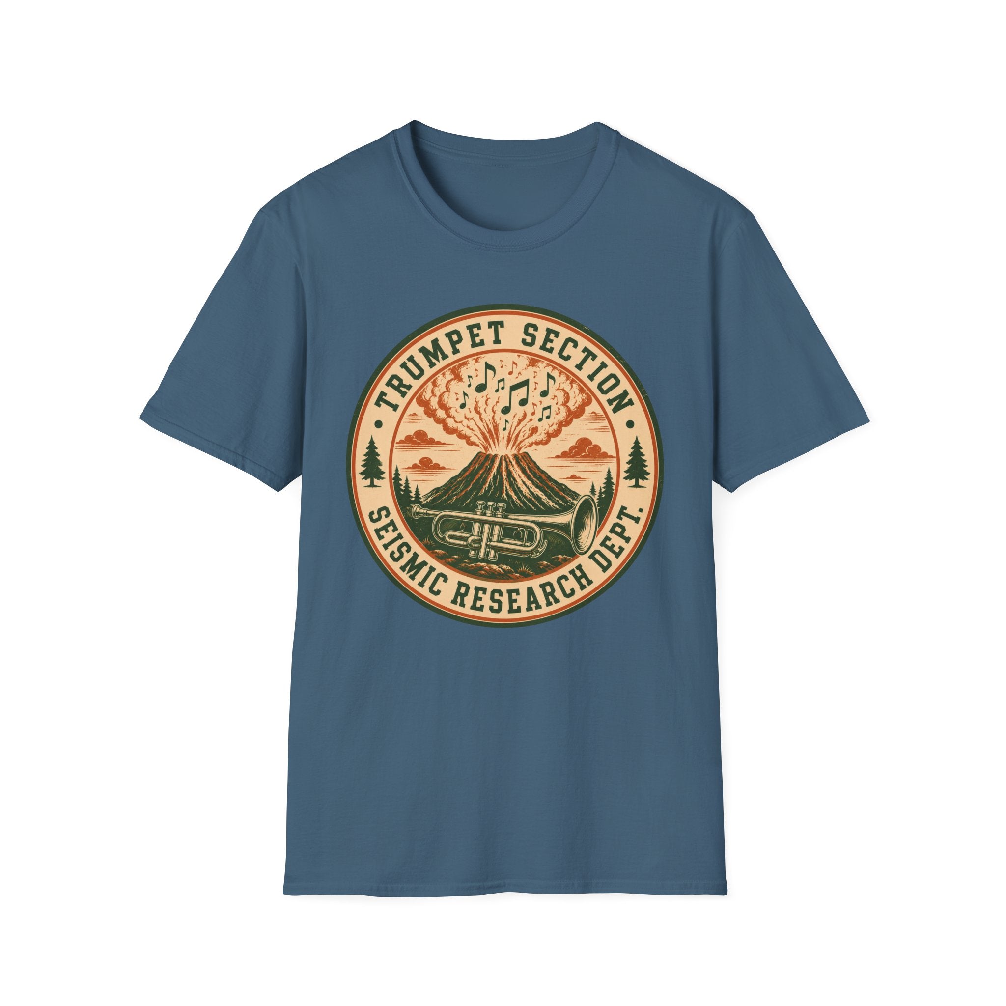 Trumpet Section Seismic Research Dept. Tee