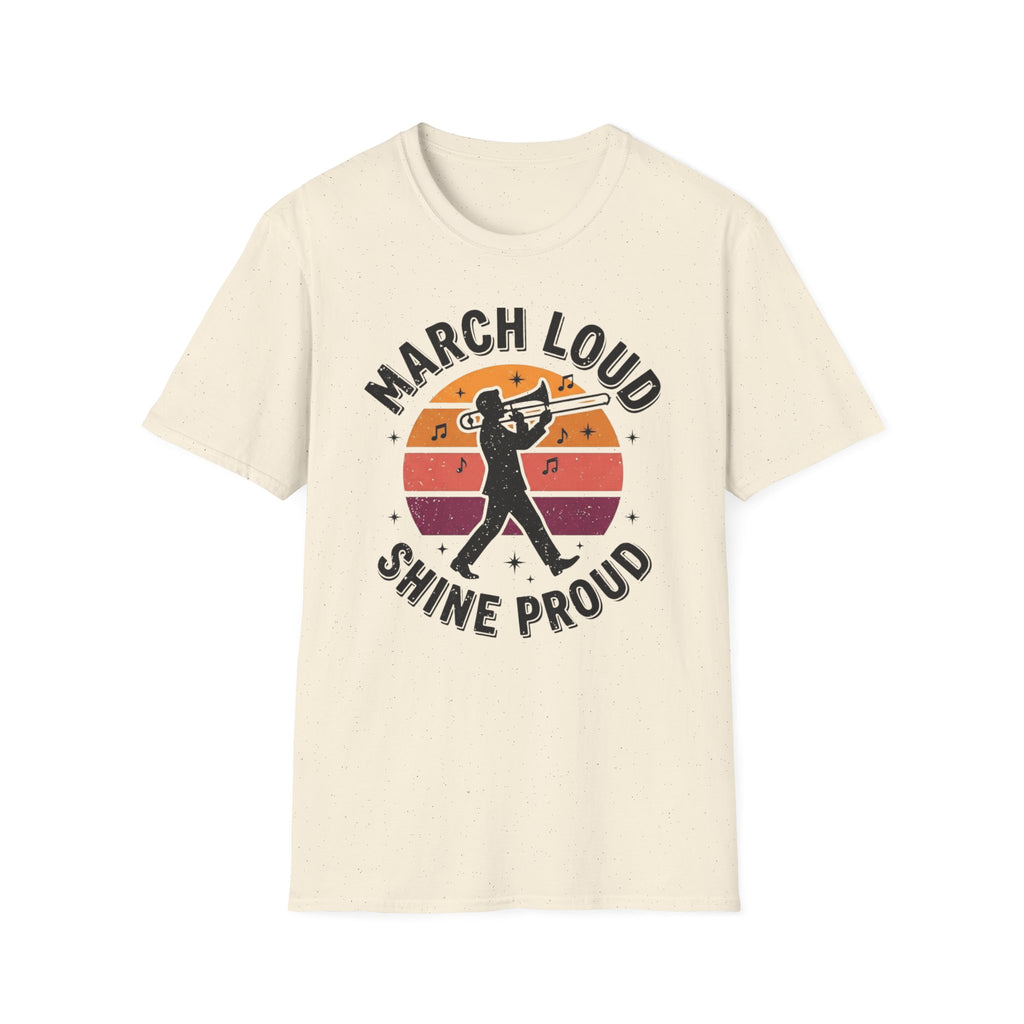 Distressed March Loud Shine Proud Sunset
