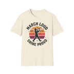 Distressed March Loud Shine Proud Sunset