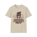 Red Messy Bun Marching Band Mom Tee