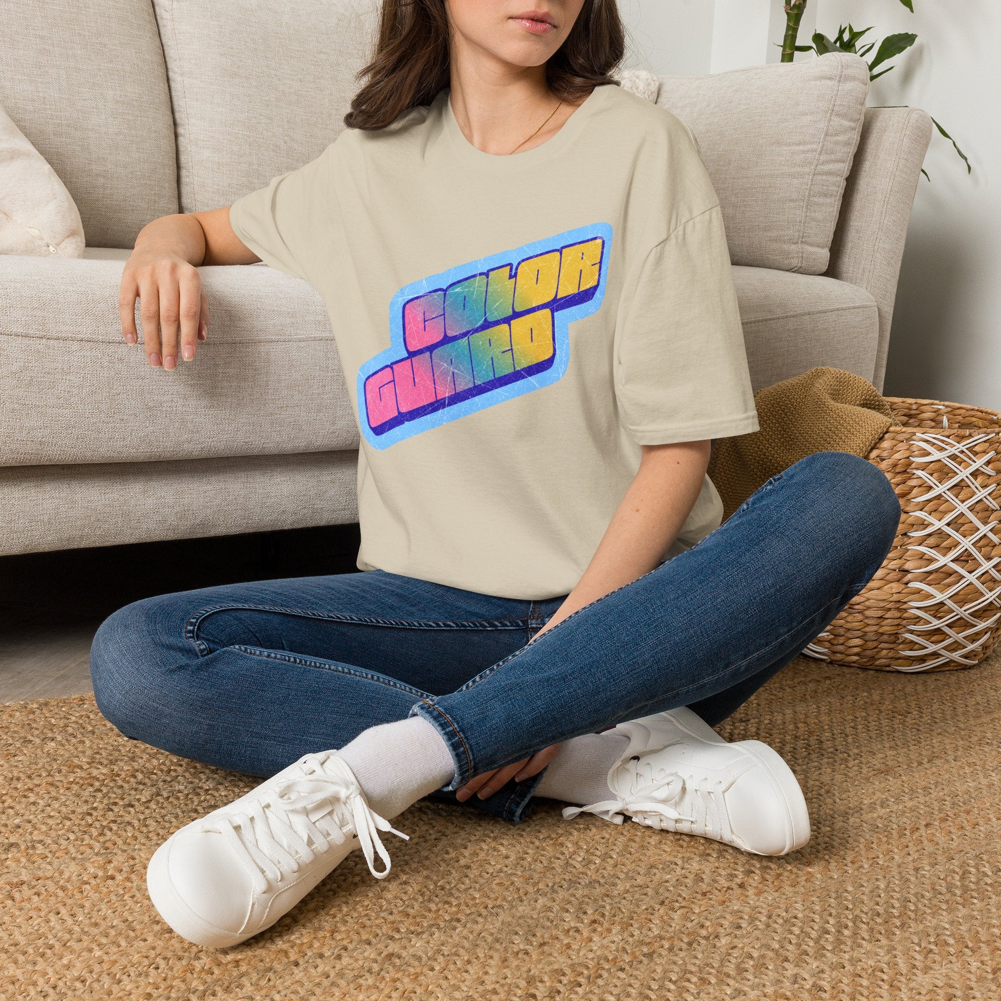 Copy of Color Guard Colorful Retro Statement Tee
