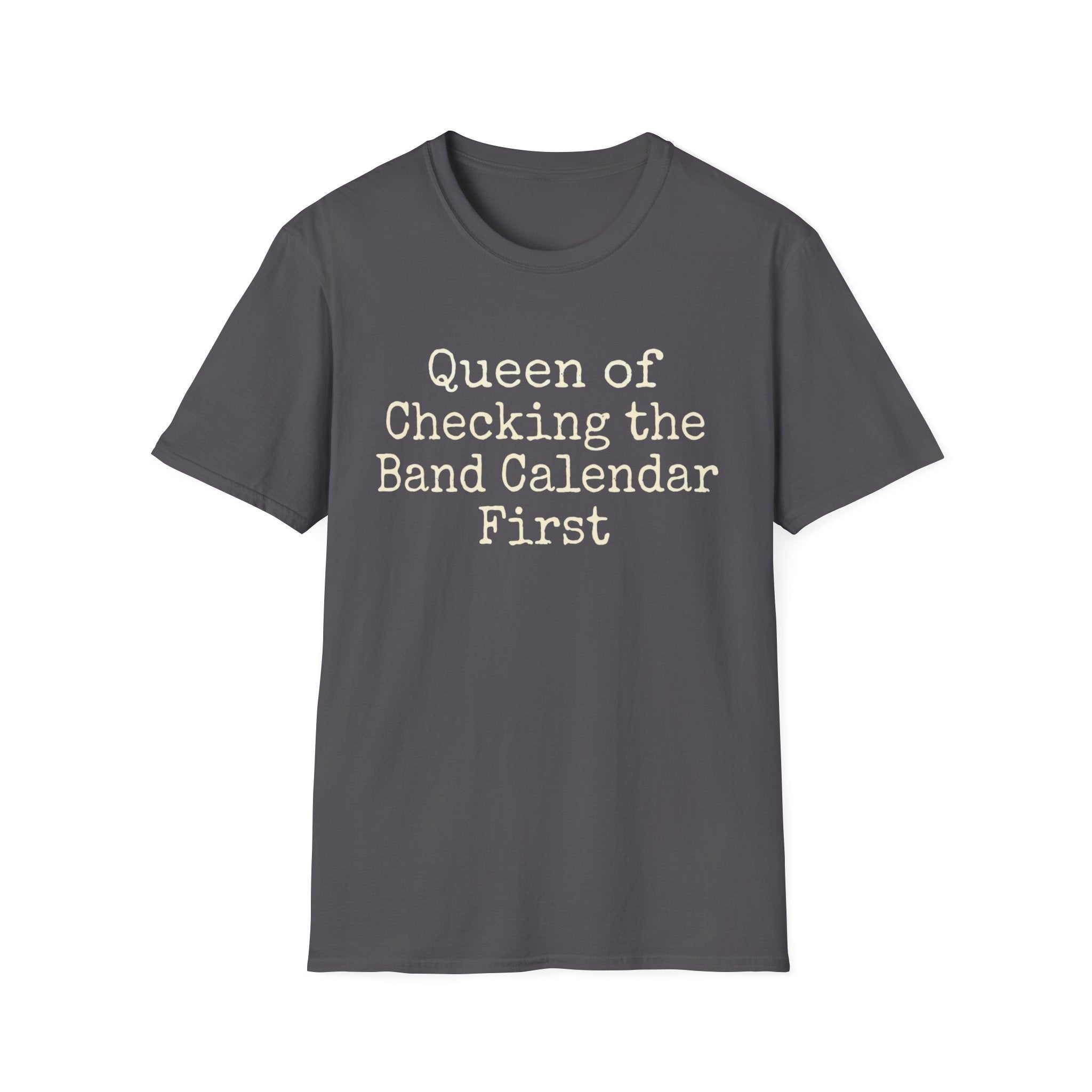 Queen of Checking the Band Calendar First Tee
