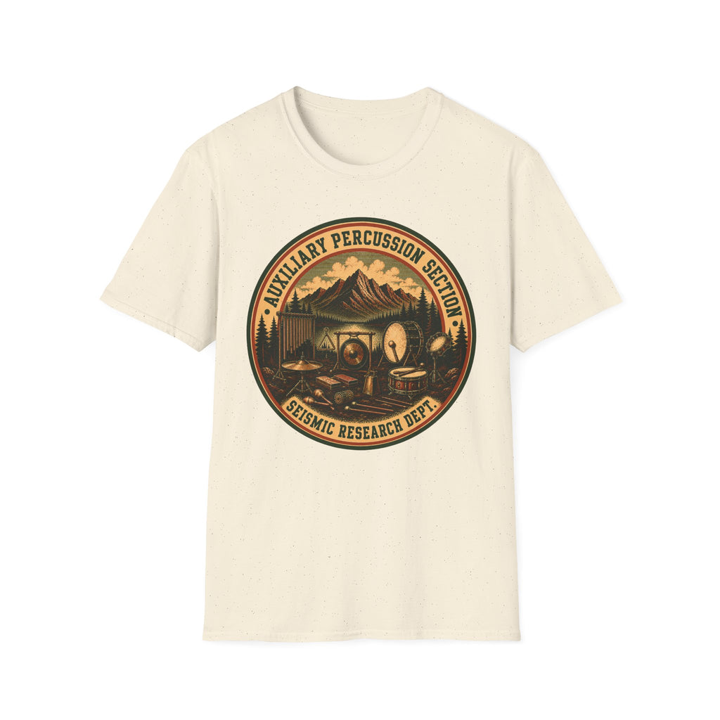 Auxiliary Percussion Section Seismic Research Department Tee