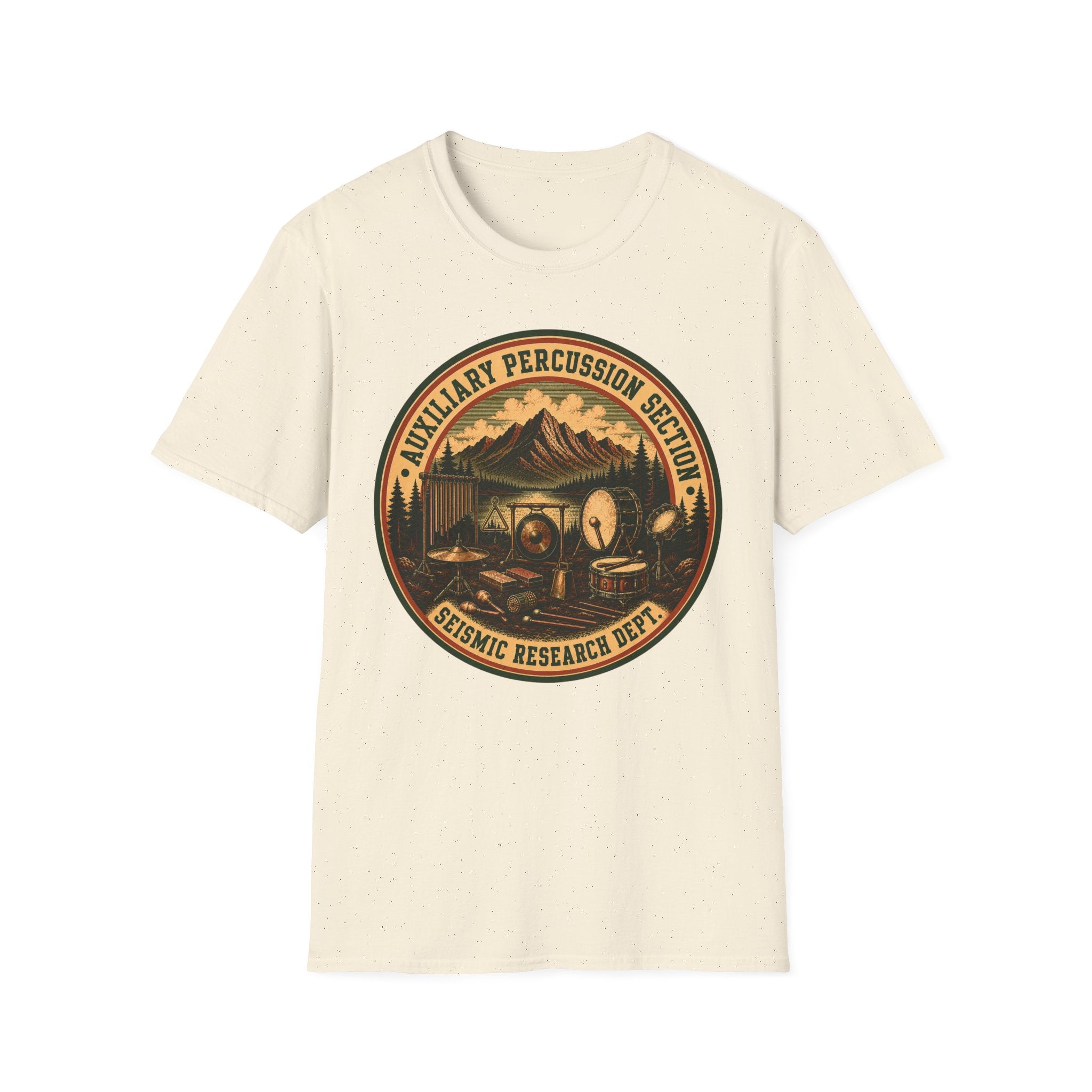 Auxiliary Percussion Section Seismic Research Department Tee
