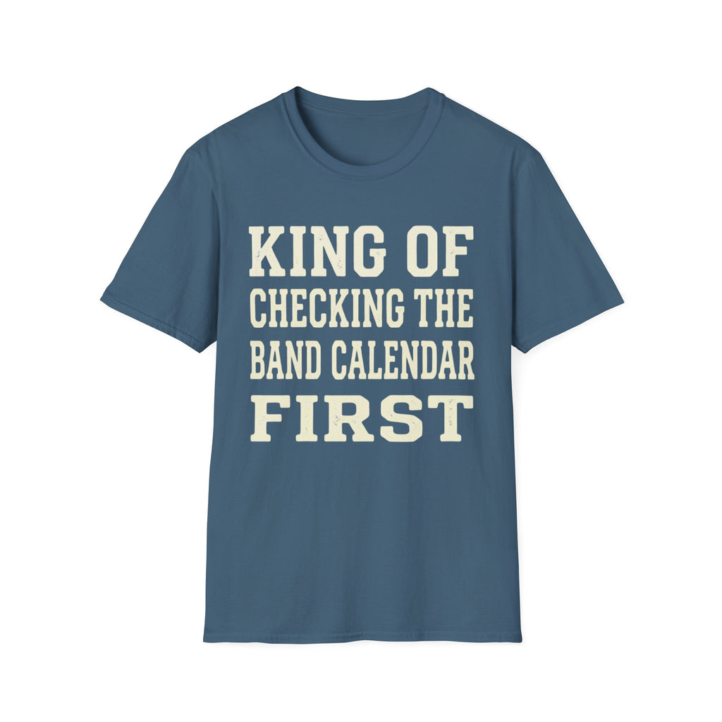King of Checking the Band Calendar First Tee
