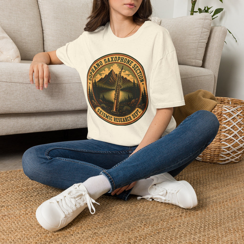 Soprano Saxophone Section Seismic Research Dept. Tee